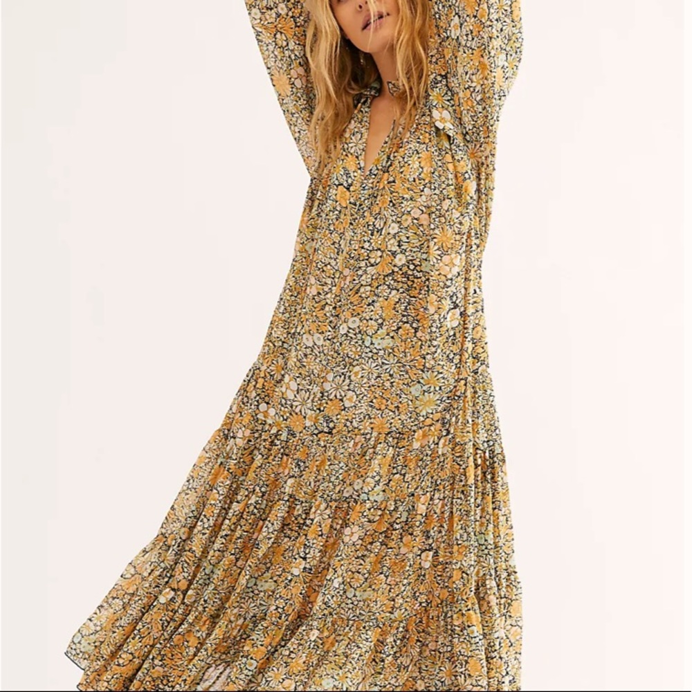 Free People “Feeling Groovy” Maxi Dress